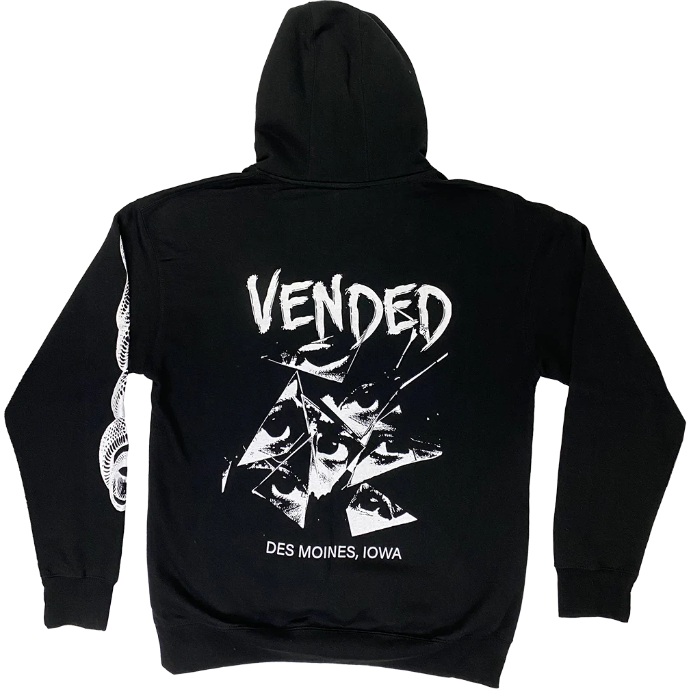 Vended "Ripped & Shattered Eyes" Pullover Hoodie